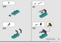 LEGO 42208 instructions page 133 – build guide