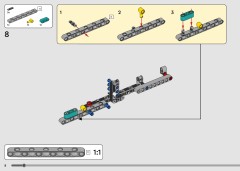 LEGO 42208 instructions page 8 – build guide