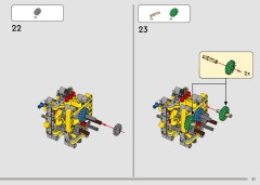LEGO 42209 instructions page 21 – build guide