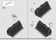 LEGO 42209 instructions page 215 – build guide