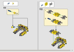 LEGO 42209 instructions page 71 – build guide