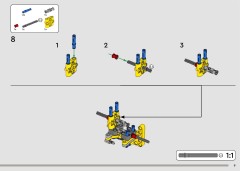 LEGO 42209 instructions page 9 – build guide