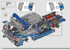 LEGO 42210 instructions page 254 – build guide