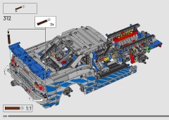 LEGO 42210 instructions page 258 – build guide