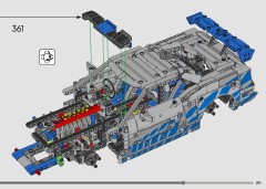 LEGO 42210 instructions page 291 – build guide