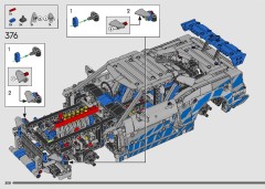 LEGO 42210 instructions page 308 – build guide