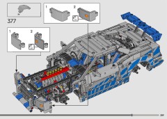 LEGO 42210 instructions page 309 – build guide