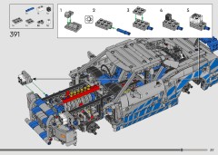 LEGO 42210 instructions page 317 – build guide