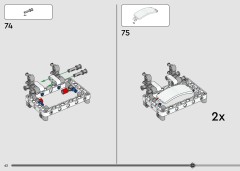 LEGO 42211 instructions page 62 – build guide