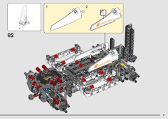 LEGO 42211 instructions page 71 – build guide