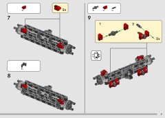 LEGO 42211 instructions page 9 – build guide