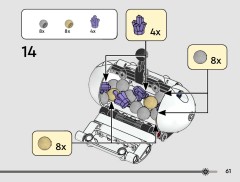 LEGO 42211 instructions page 61 – build guide