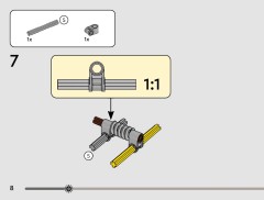 LEGO 42211 instructions page 8 – build guide