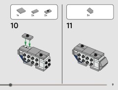 LEGO 42211 instructions page 9 – build guide