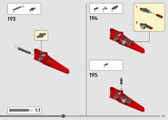 LEGO 42212 instructions page 137 – build guide
