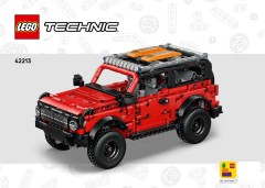 LEGO 42213 instructions page 1 – build guide