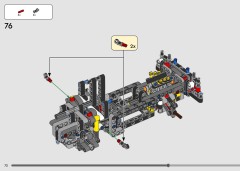LEGO 42213 instructions page 72 – build guide