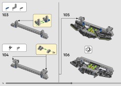 LEGO 42214 instructions page 76 – build guide