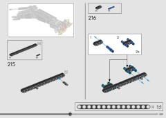 LEGO 42215 instructions page 209 – build guide