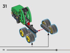 LEGO 42218 instructions page 38 – build guide