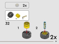 LEGO 42218 instructions page 39 – build guide