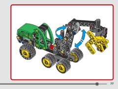 LEGO 42218 instructions page 77 – build guide