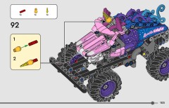 LEGO 42220 instructions page 103 – build guide