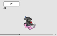 LEGO 42220 instructions page 71 – build guide