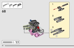 LEGO 42220 instructions page 72 – build guide