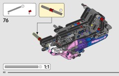 LEGO 42220 instructions page 82 – build guide