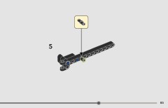 LEGO 42220 instructions page 85 – build guide