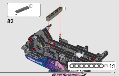 LEGO 42220 instructions page 91 – build guide