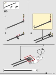 LEGO 42221 instructions page 145 – build guide