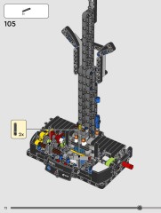 LEGO 42221 instructions page 72 – build guide