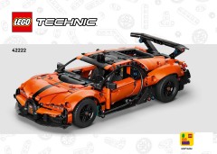 LEGO 42222 instructions page 1 – build guide