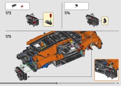 LEGO 42222 instructions page 129 – build guide