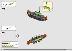 LEGO 42222 instructions page 84 – build guide