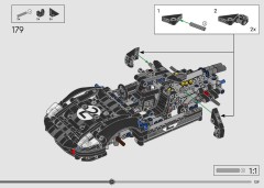 LEGO 42223 instructions page 129 – build guide
