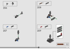 LEGO 42223 instructions page 141 – build guide