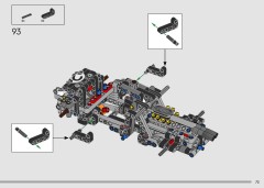 LEGO 42223 instructions page 73 – build guide