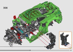 LEGO 42224 instructions page 203 – build guide