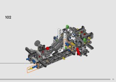 LEGO 42224 instructions page 71 – build guide