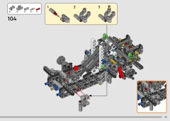 LEGO 42224 instructions page 73 – build guide