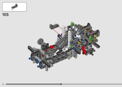 LEGO 42224 instructions page 74 – build guide