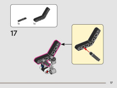 LEGO 42225 instructions page 17 – build guide