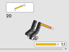 LEGO 42225 instructions page 19 – build guide