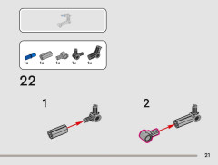 LEGO 42225 instructions page 21 – build guide