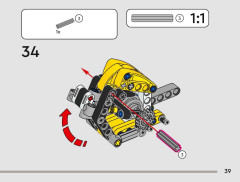 LEGO 42225 instructions page 39 – build guide