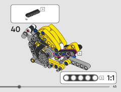 LEGO 42225 instructions page 45 – build guide
