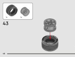 LEGO 42225 instructions page 48 – build guide